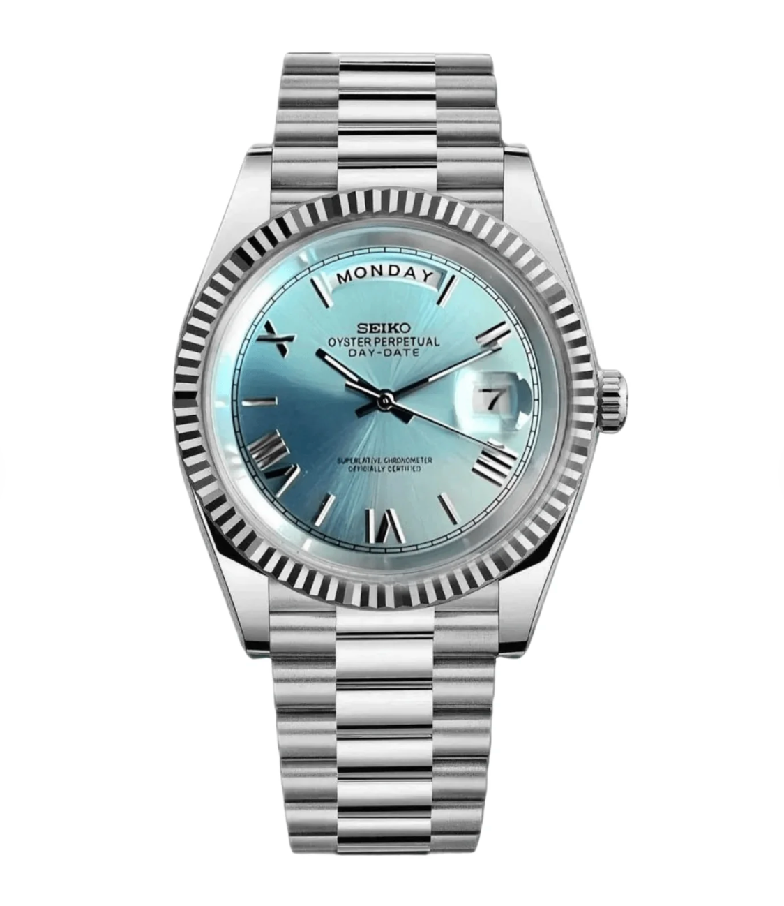 Seikojust | Daydate Sky Blue Roman