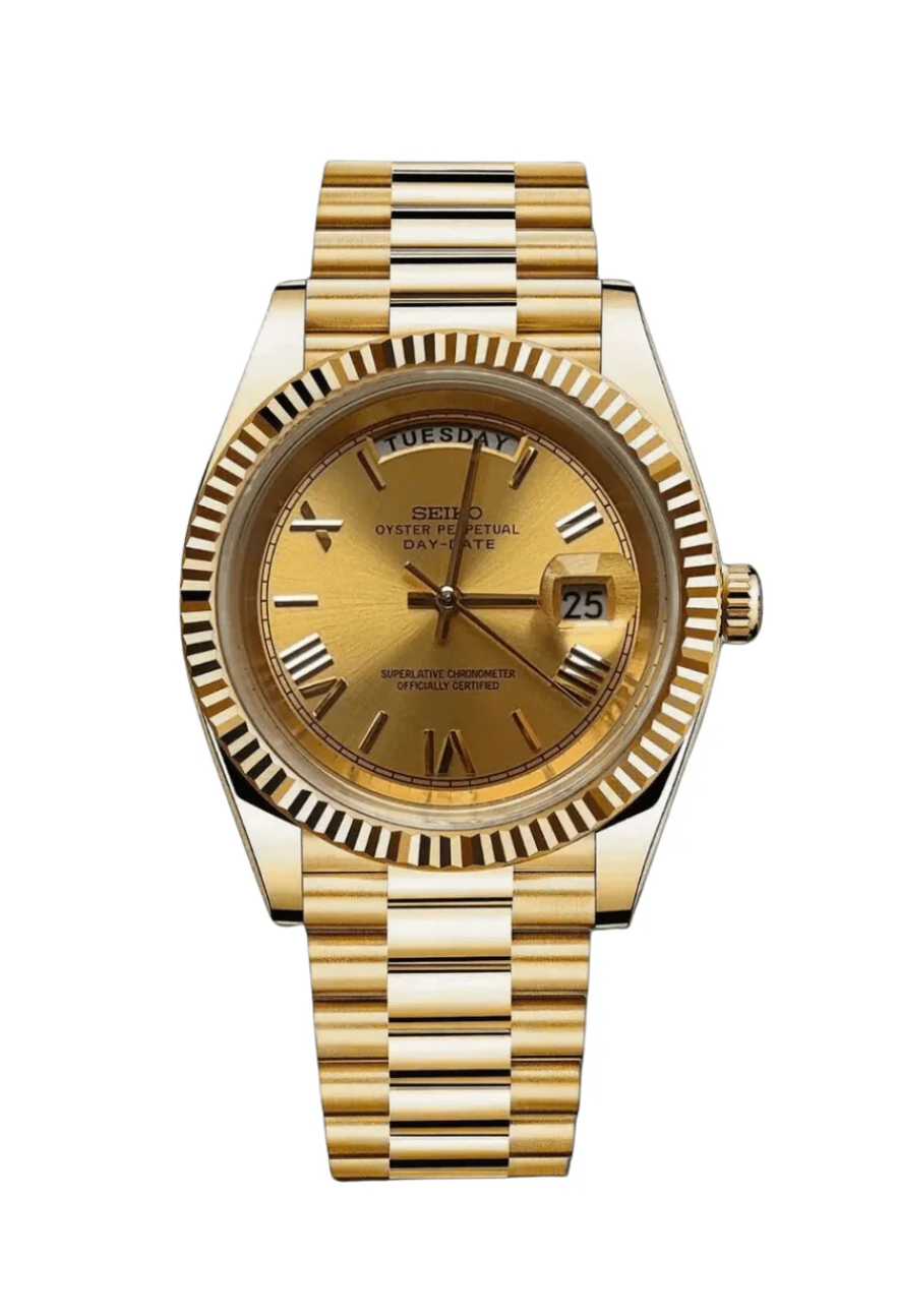 Seikojust | DayDate Full Gold