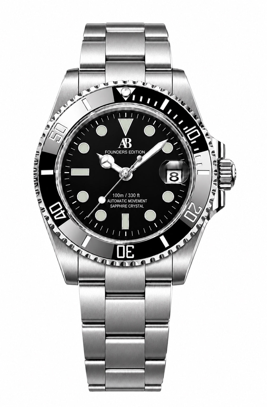 AB Diver Steel Black automatic watch