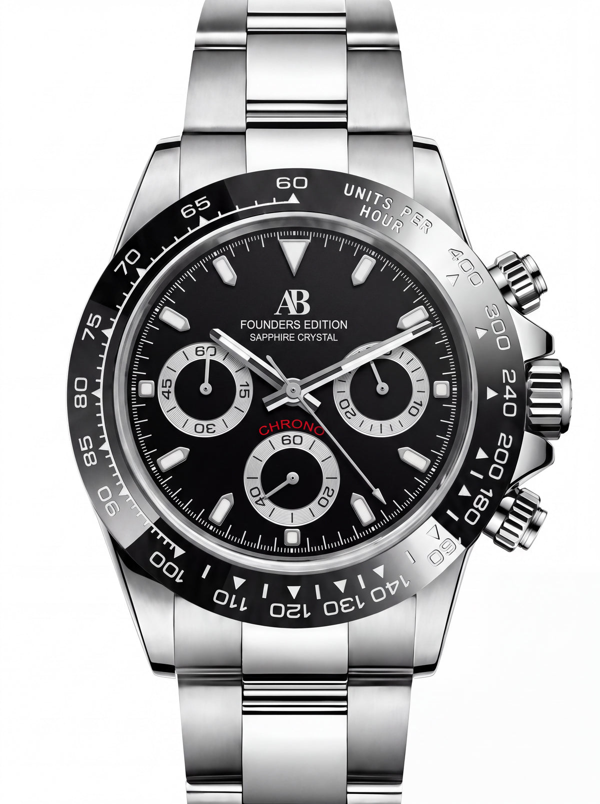 AB Chrono Black chronograph watch