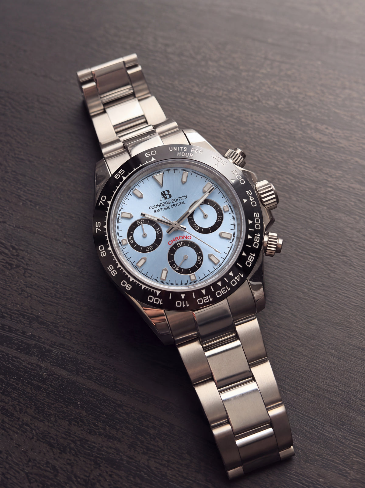 AB Chrono Ice Blue chronograph watch