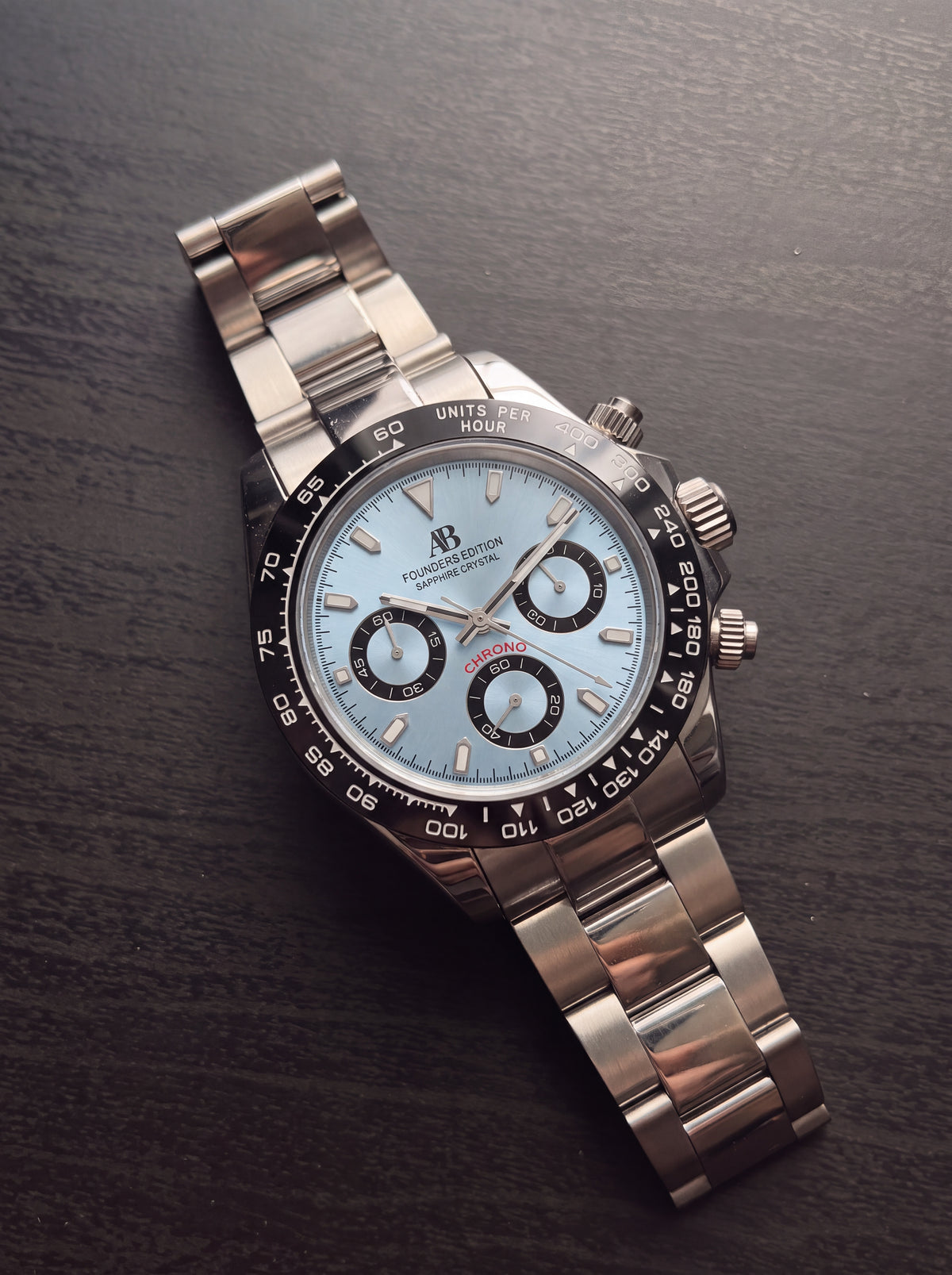 AB Chrono Ice Blue chronograph watch