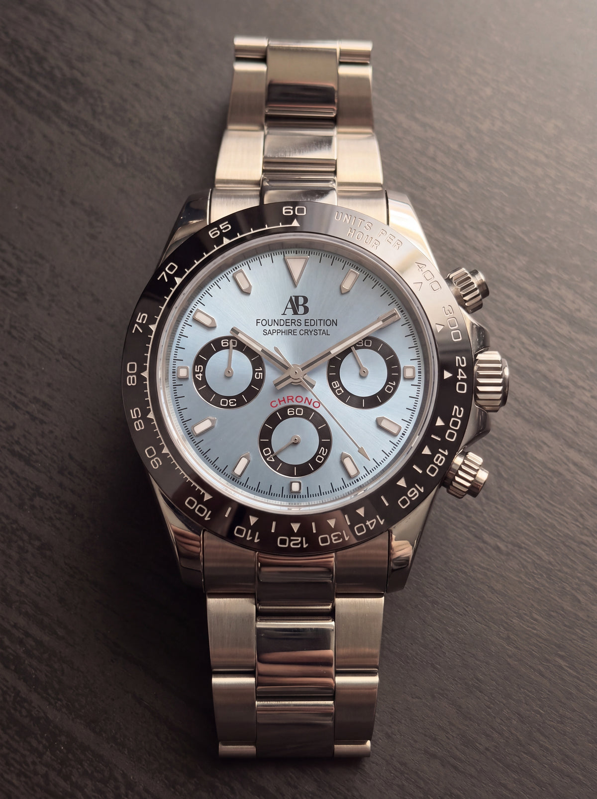 AB Chrono Ice Blue chronograph watch