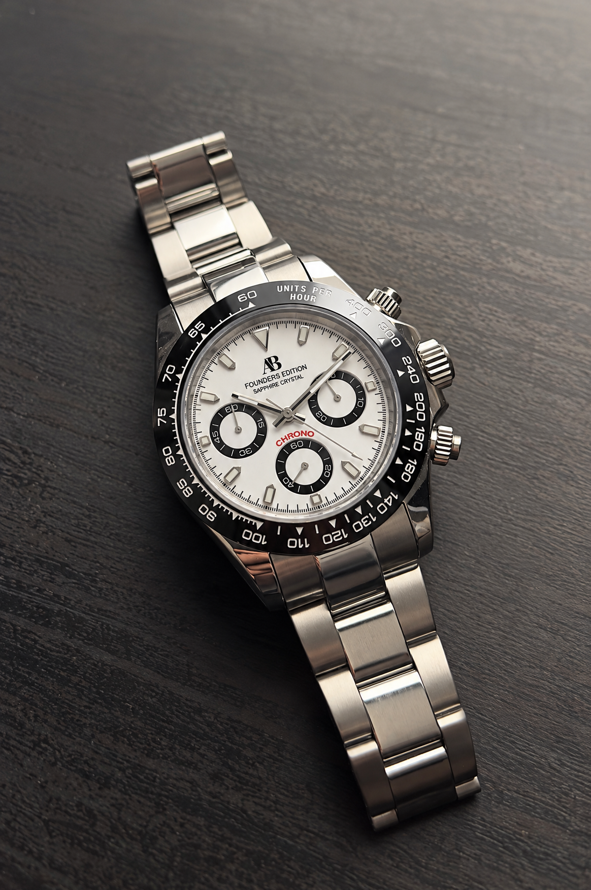AB Chrono Panda chronograph watch