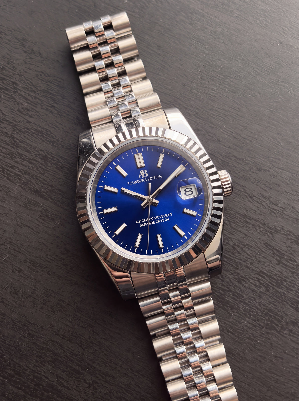 AB Classic Blue automatic watch