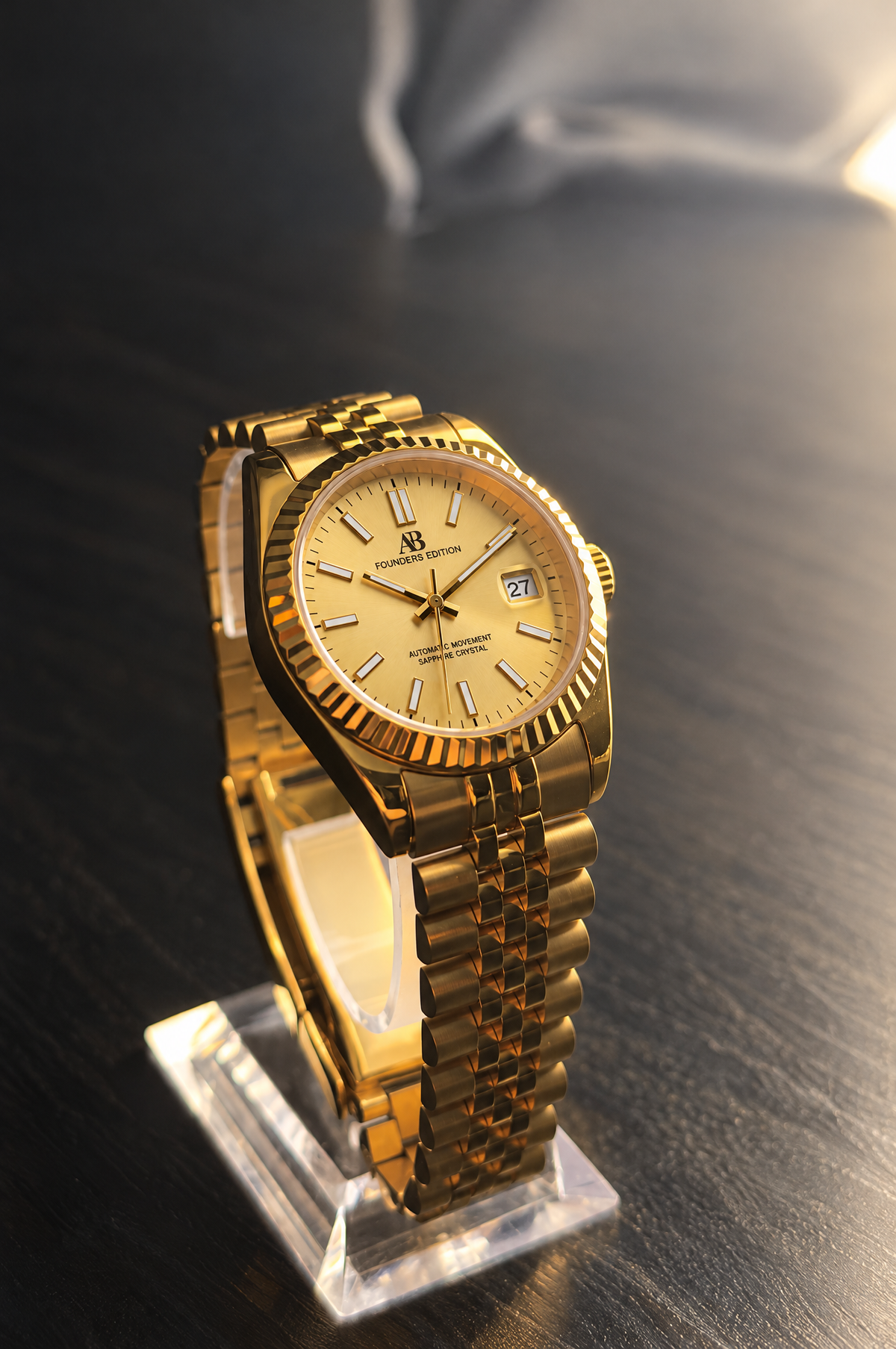 AB Classic Full Gold automatic watch