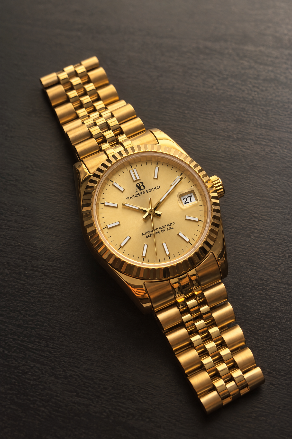AB Classic Full Gold automatic watch