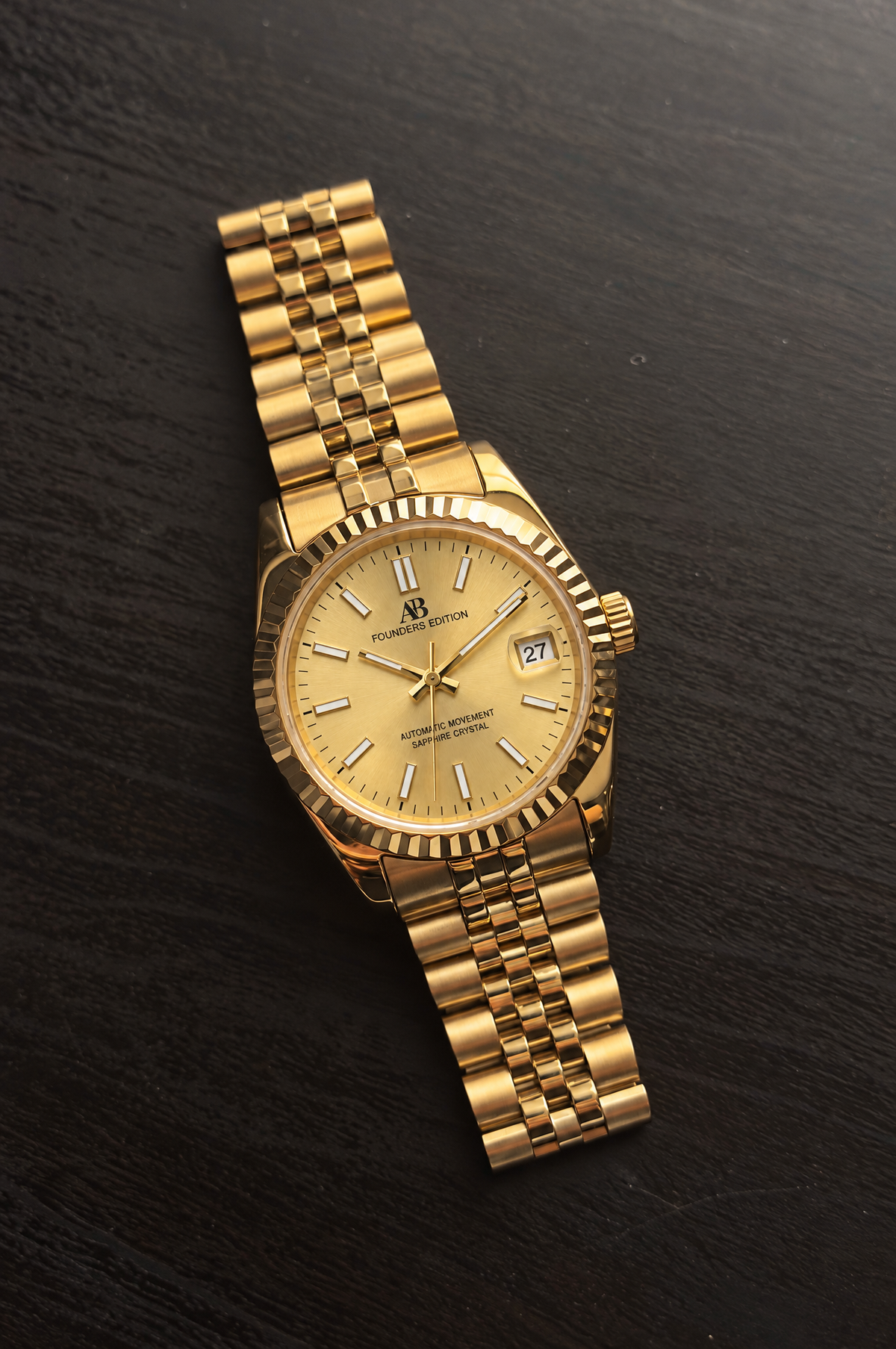 AB Classic Full Gold automatic watch