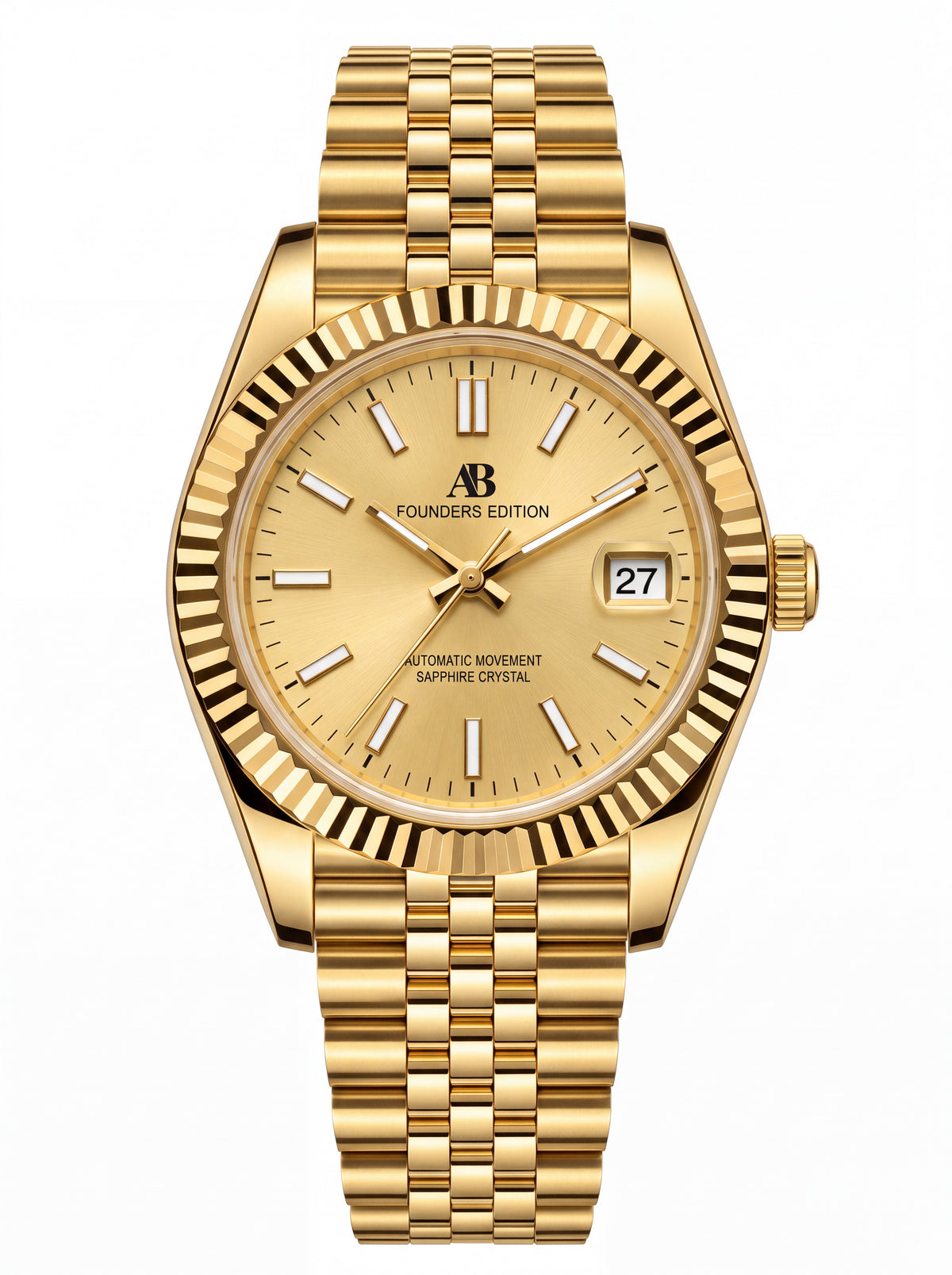 AB Classic Full Gold automatic watch