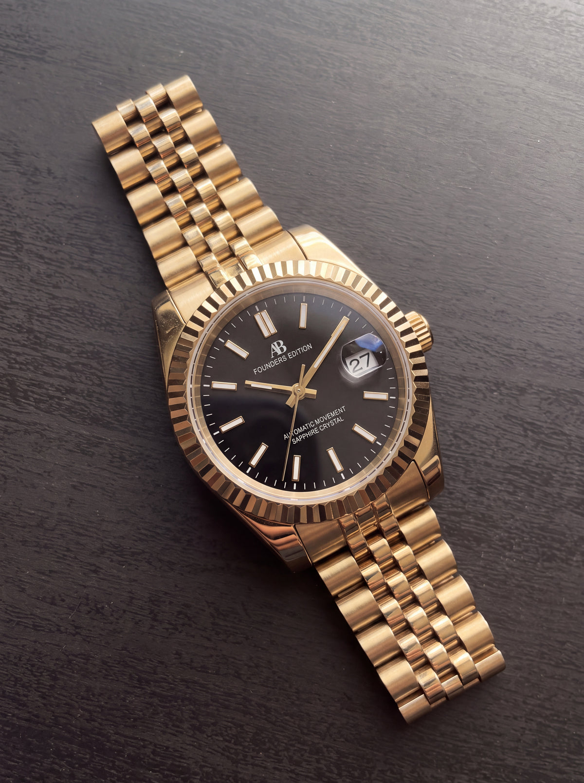 AB Classic Gold Black automatic watch