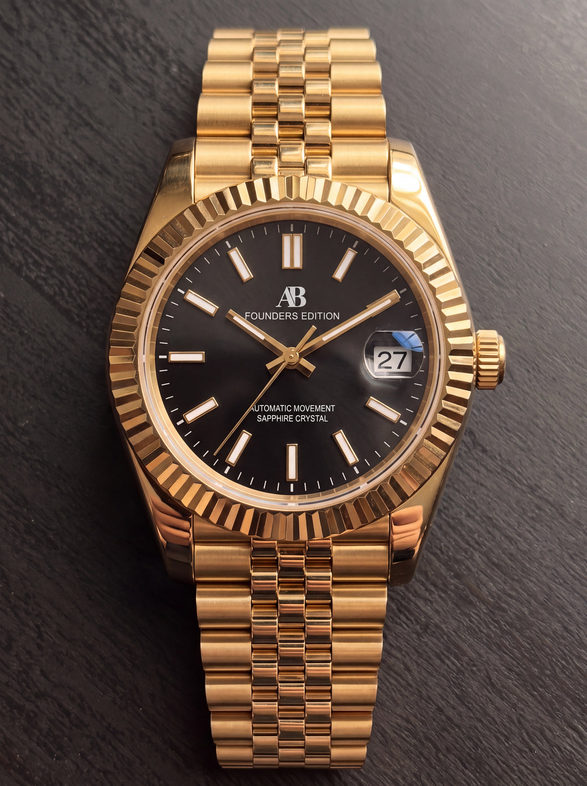 AB Classic Gold Black automatic watch