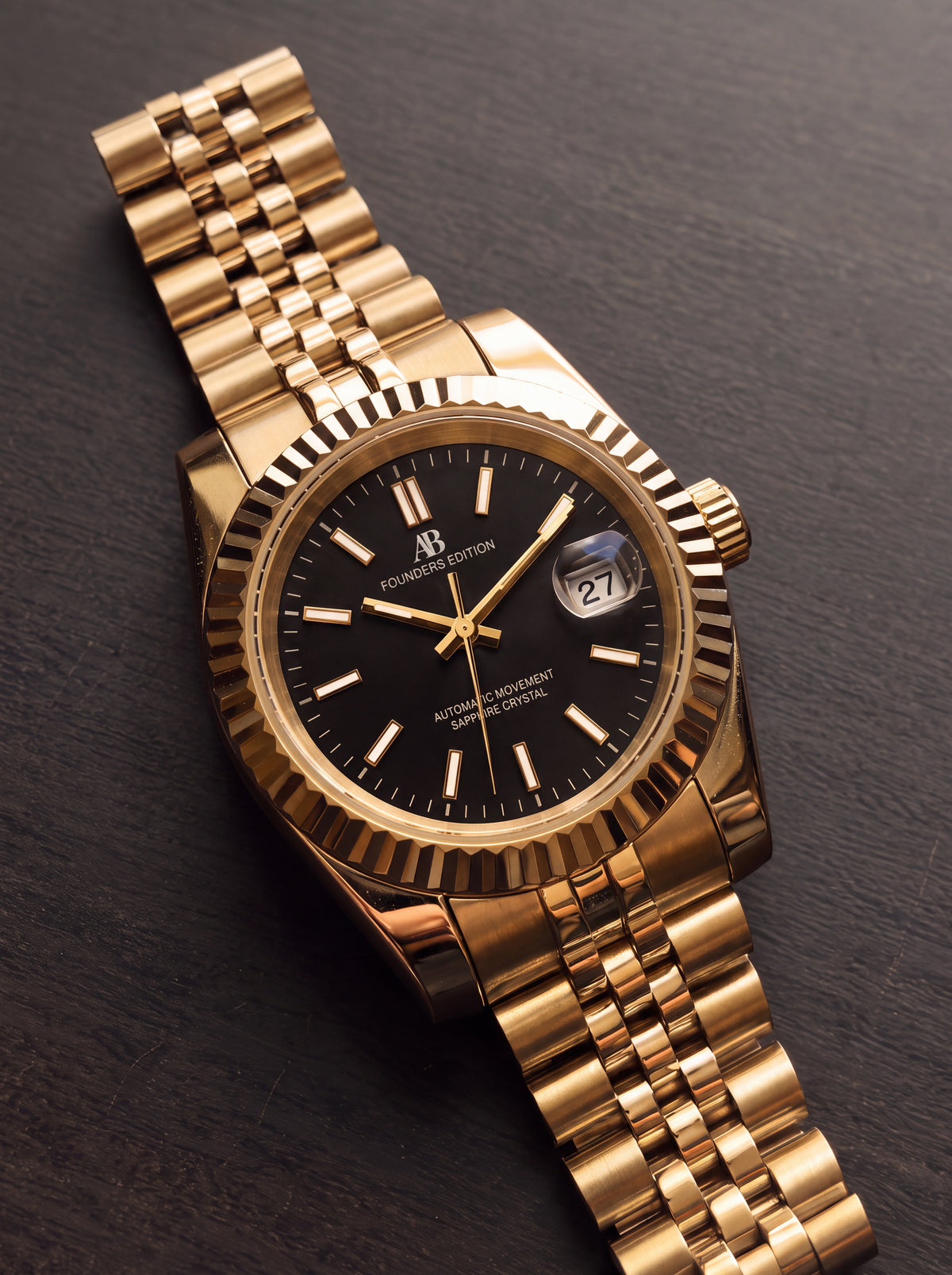AB Classic Gold Black automatic watch