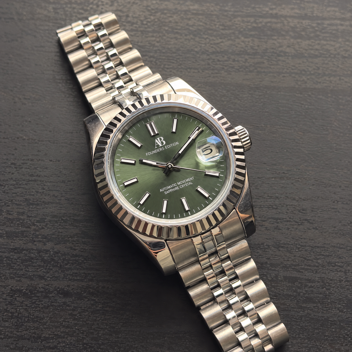AB Classic Olive Green automatic watch