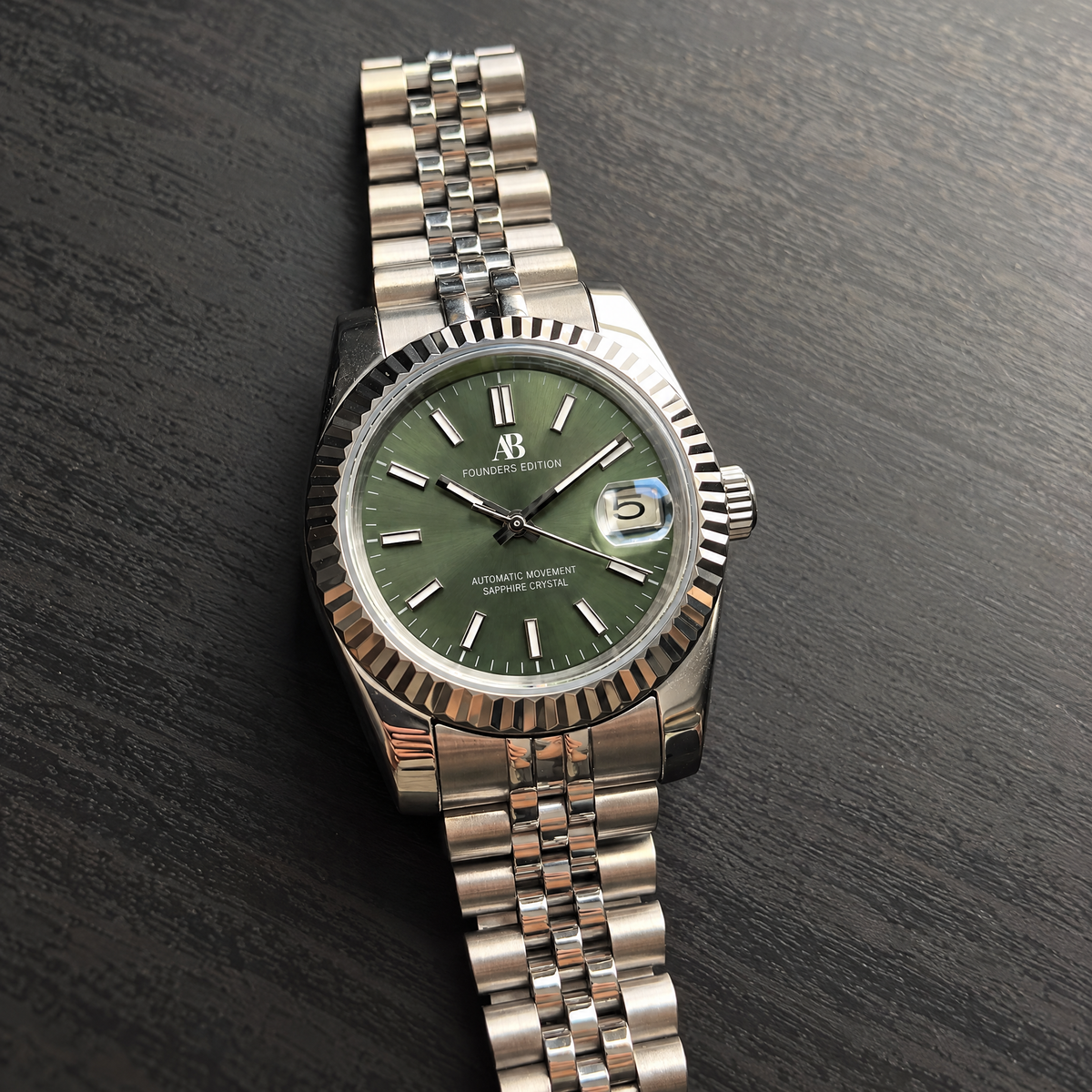 AB Classic Olive Green automatic watch