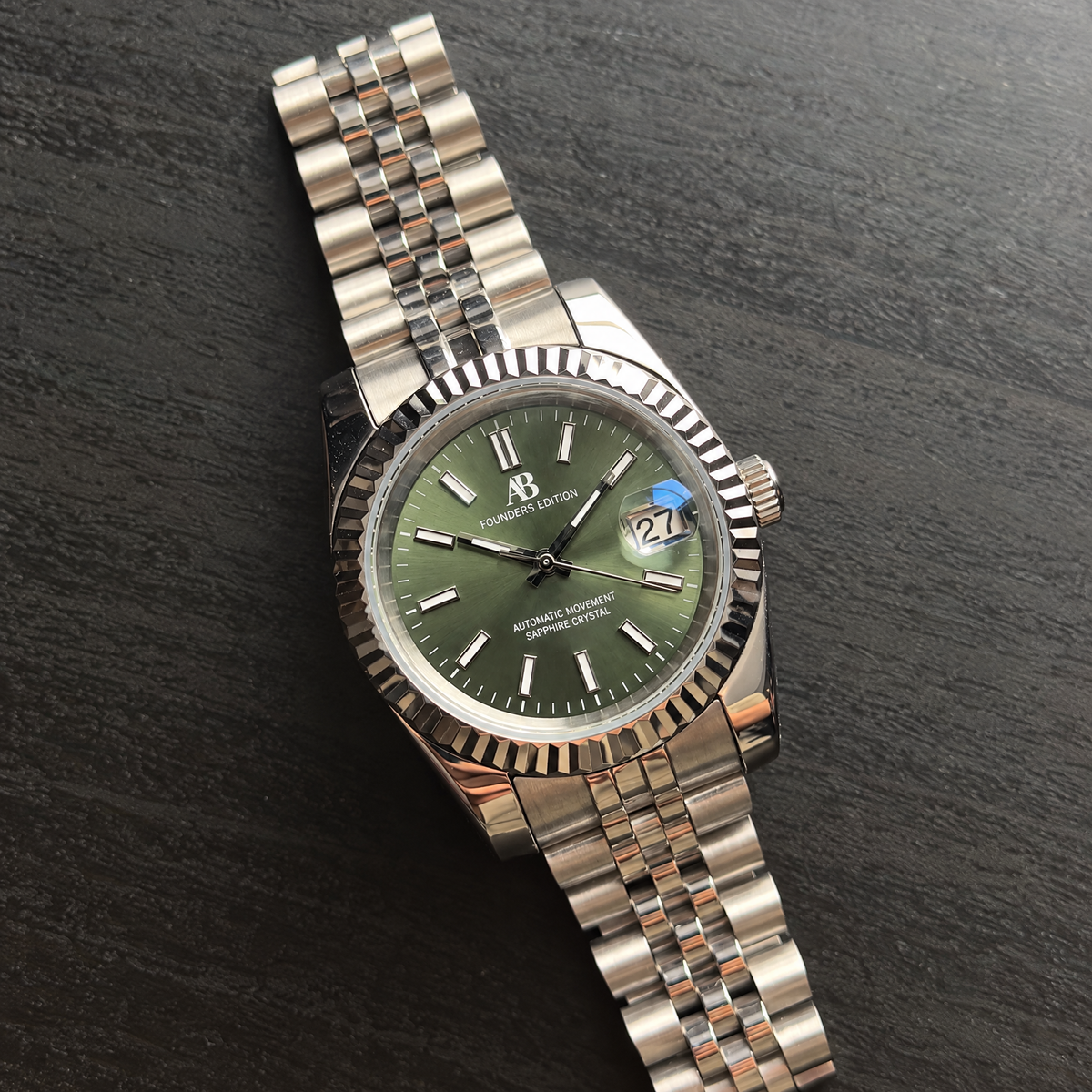 AB Classic Olive Green automatic watch