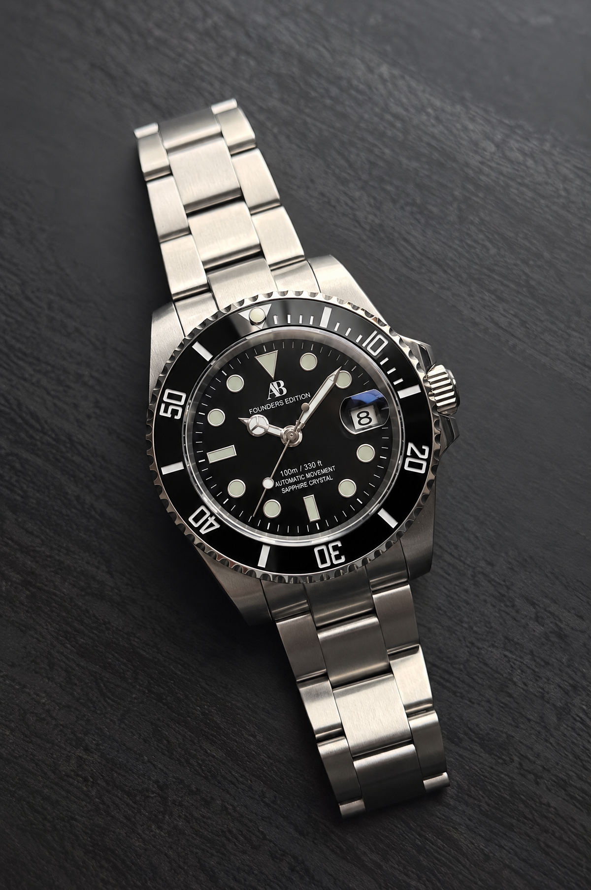 AB Diver Steel Black automatic watch