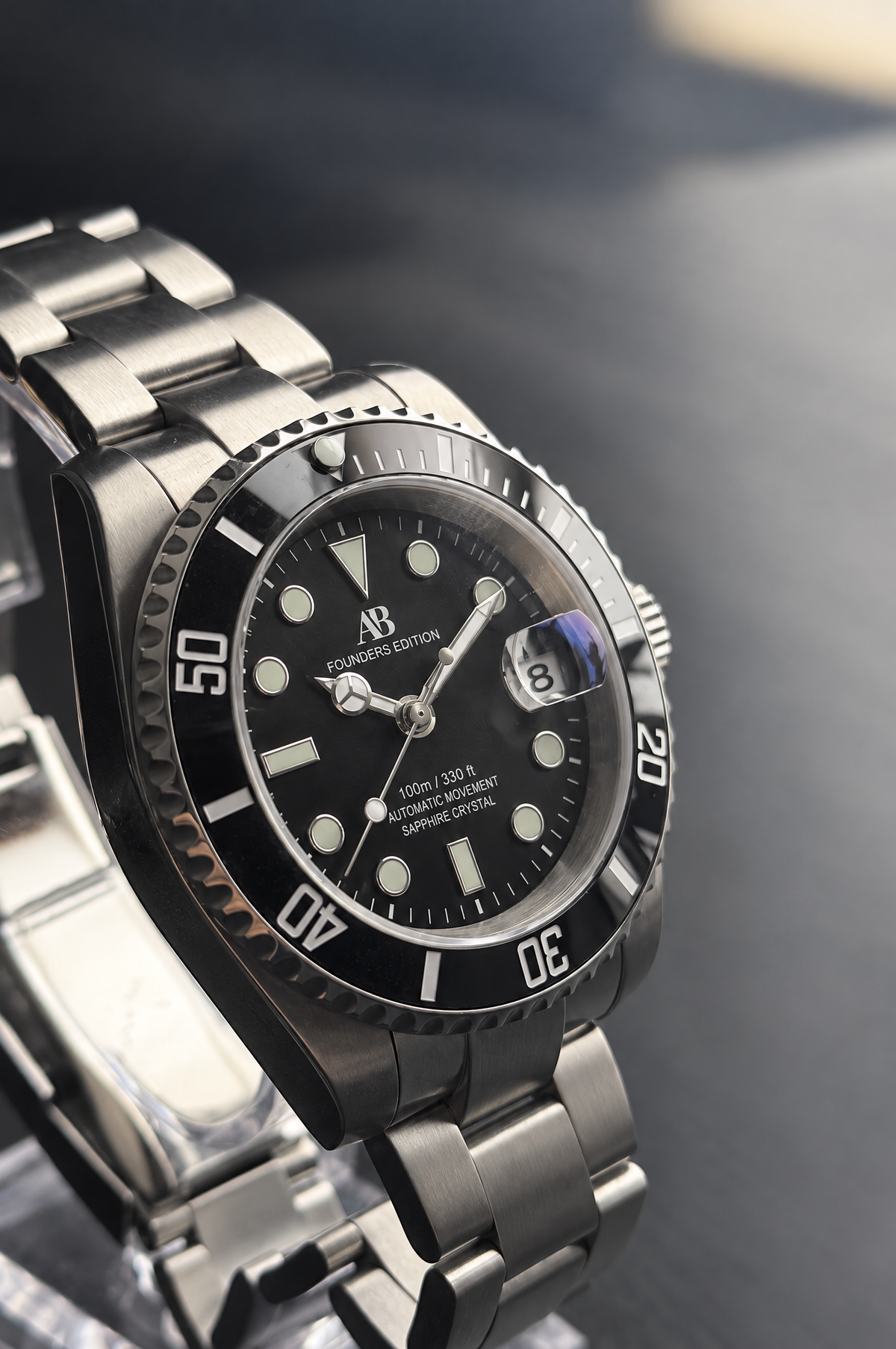 AB Diver Steel Black automatic watch