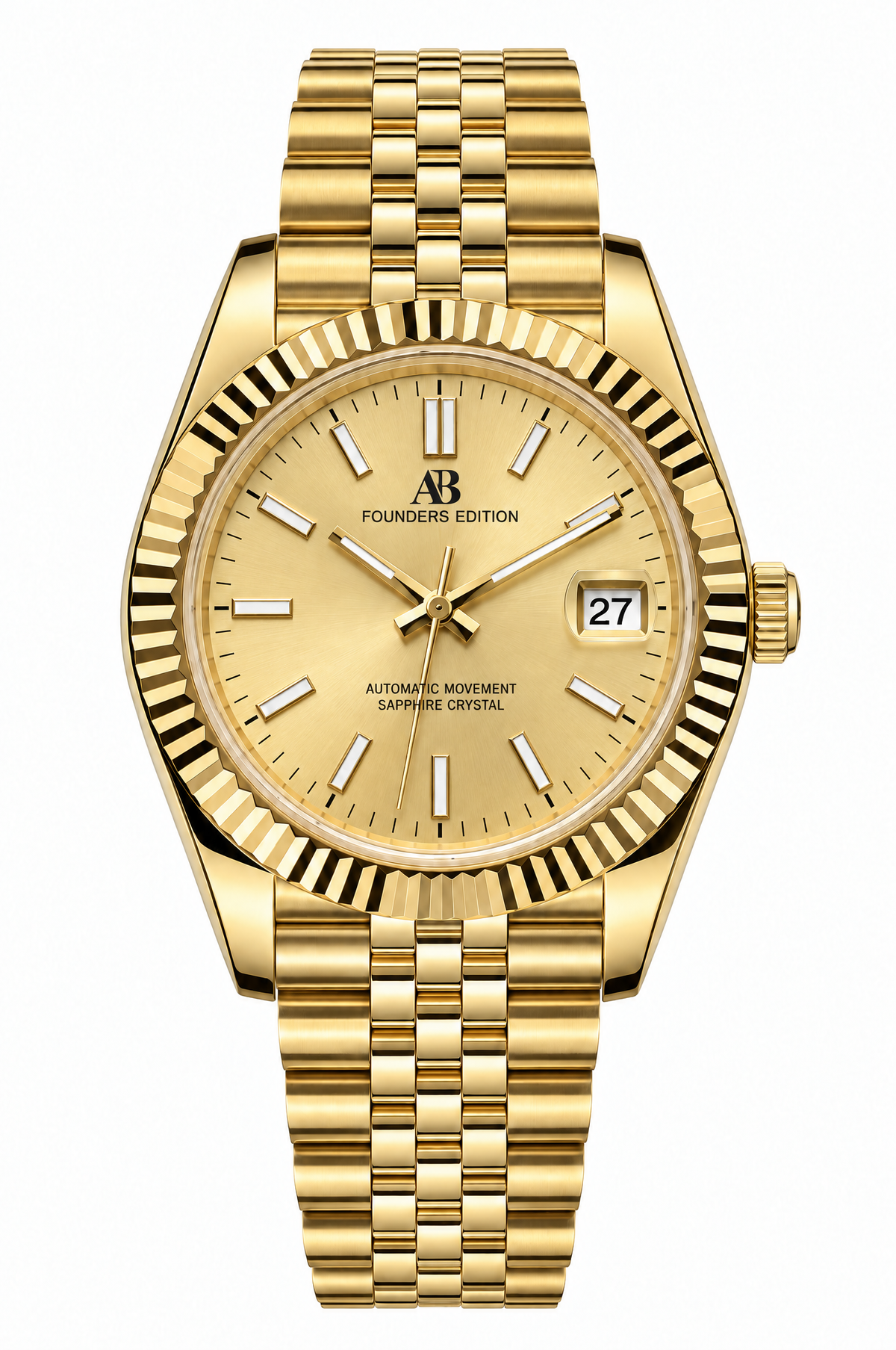 AB Classic Full Gold automatic watch