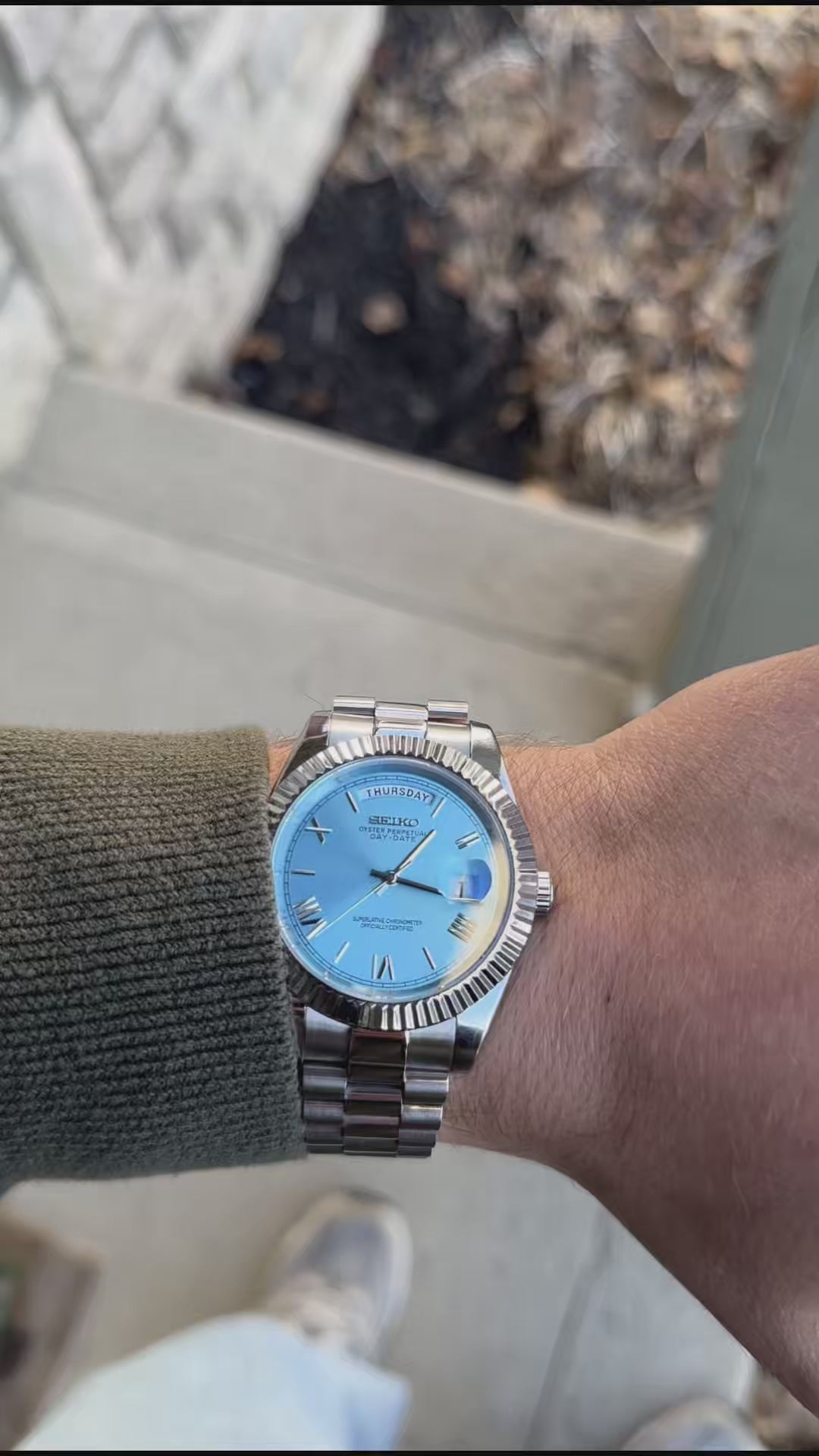 Seikojust | Daydate Sky Blue Roman
